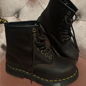 Brown Dr. Martens
